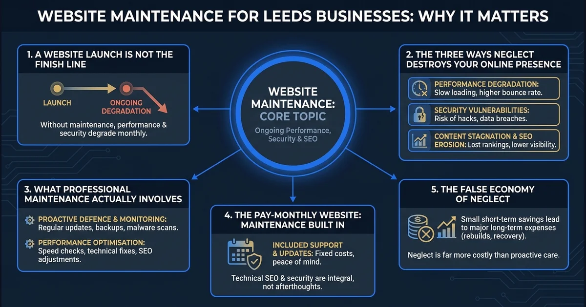 Website Maintenance for UK businesses: Why It Matters — visual guide for UK businesses.